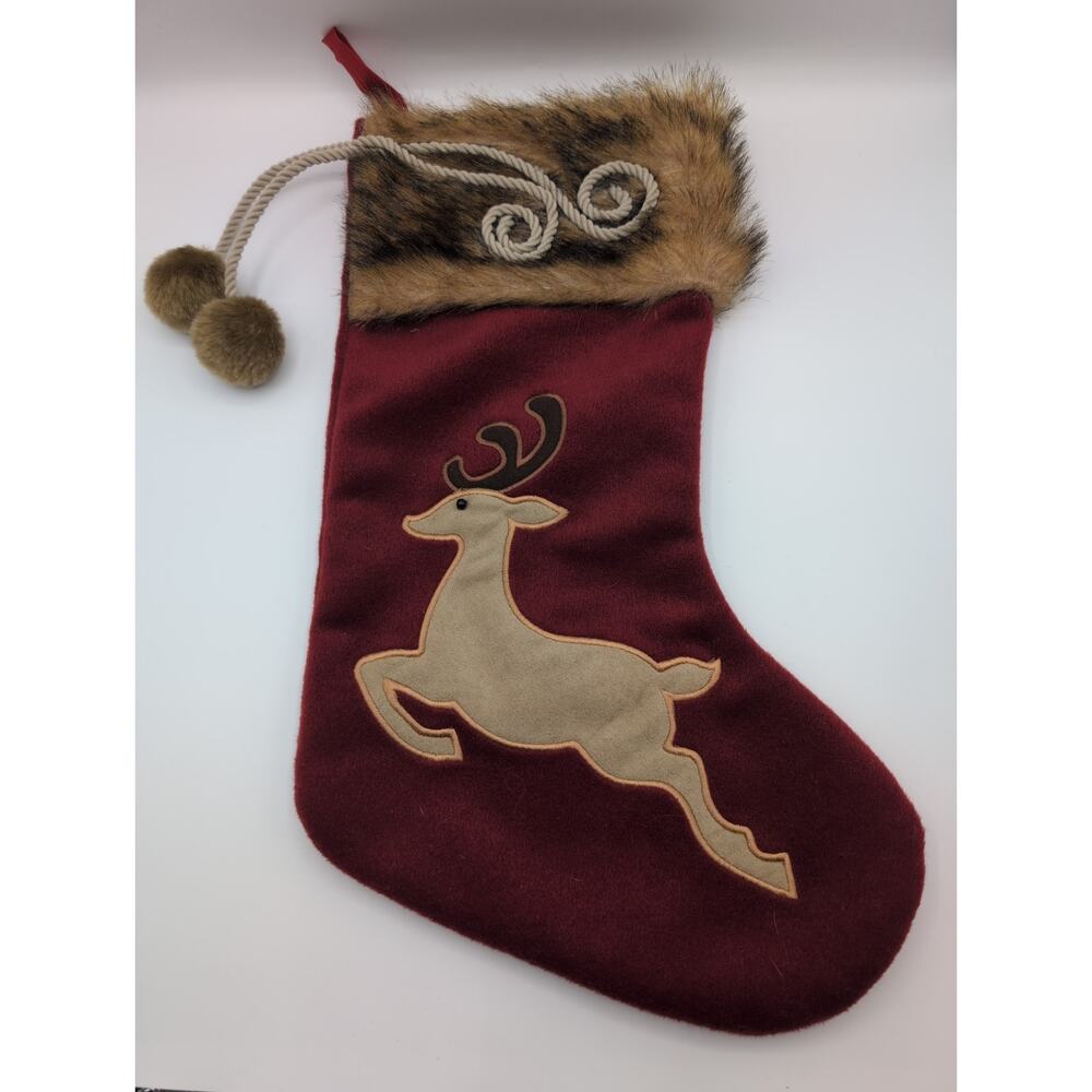 Christmas Raindeer Stocking